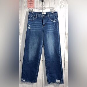 KanCan Medium Blue HR Wide Leg Jeans